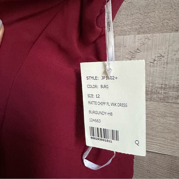 NWT Jenny Packham Womens Jewel Belt Chiffon A Line Gown V Neck Sleeveless - Picture 6 of 8